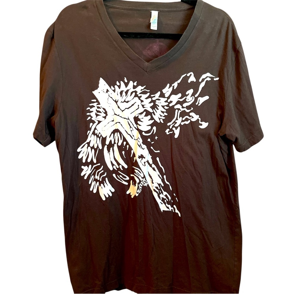Graphic V-Neck Shirt